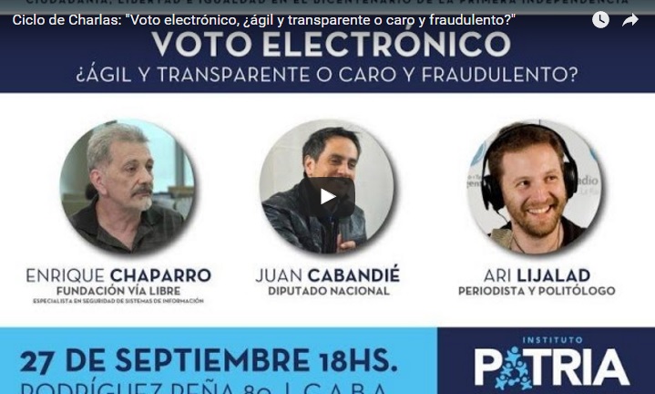 VOTO ELECTRÓNICO, ¿ÁGIL Y TRANSPARENTE O CARO Y FRAUDULENTO?
