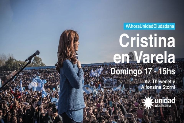 VIDEO – Cristina Kirchner en Florencio Varela