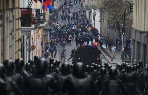 ecuador represion portada