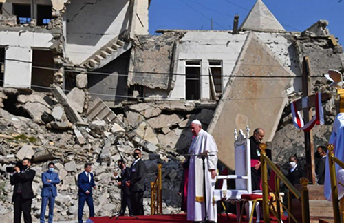 portada papa irak