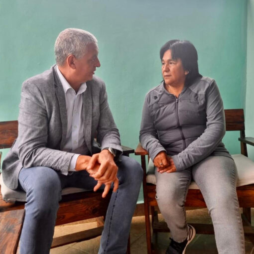 Horacio Pietragalla y Milagro Sala. Portada
