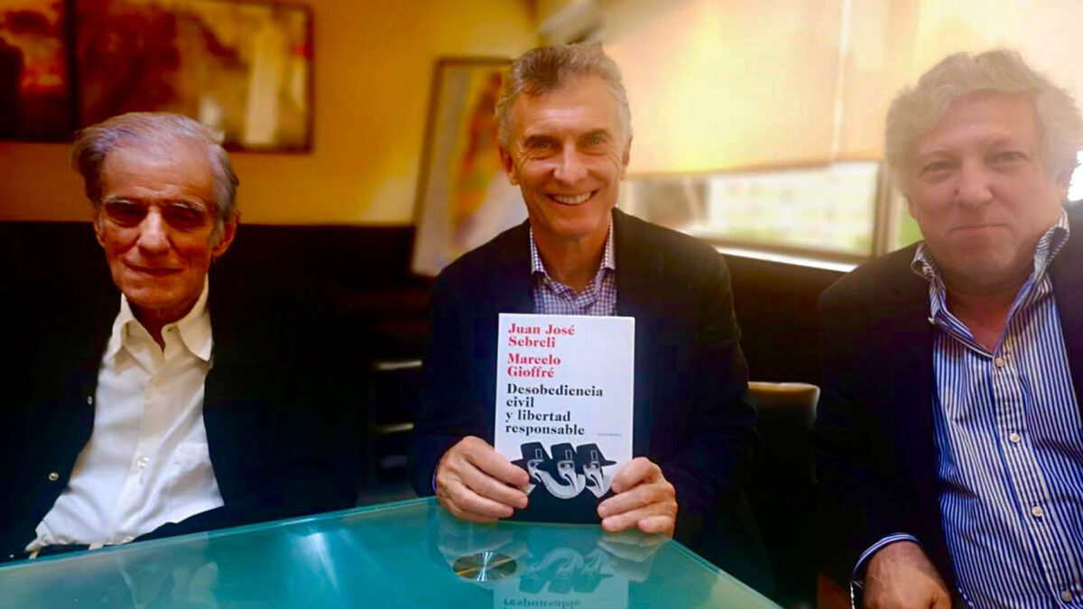 Gioffre y Macri, almuerzo