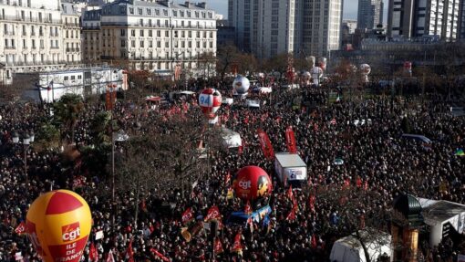 Protestas en Francia. Reforma previsional