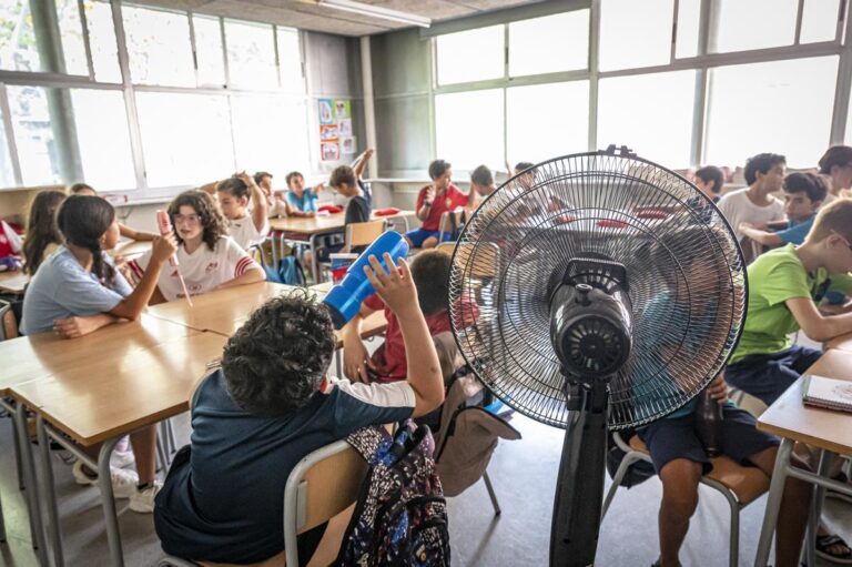 Portada. Ola de calor escuelas porteñas