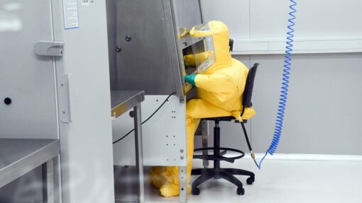 Inauguración laboratorio bioseguridad en el Malbrán