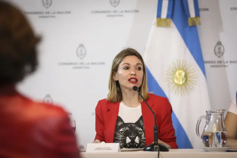 Portada. Declaraciones de la diputada Estévez sobre la política económica de Milei
