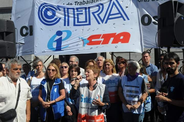 Portada. Paro Nacional de CTERA y movilización