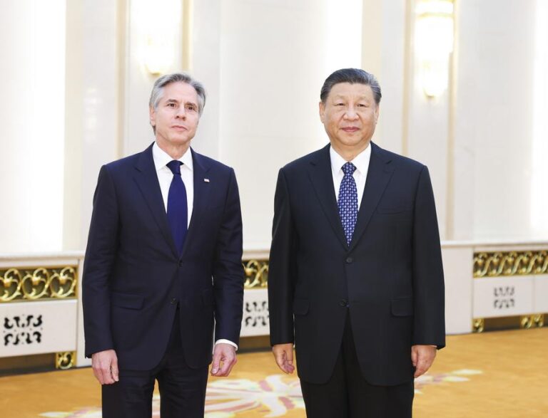 CHINA-BEIJING-XI JINPING-U.S.-BLINKEN-MEETING (CN)