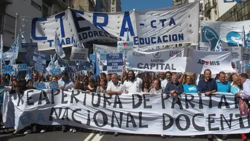 Portada. CTERA convoca a paro nacional docente