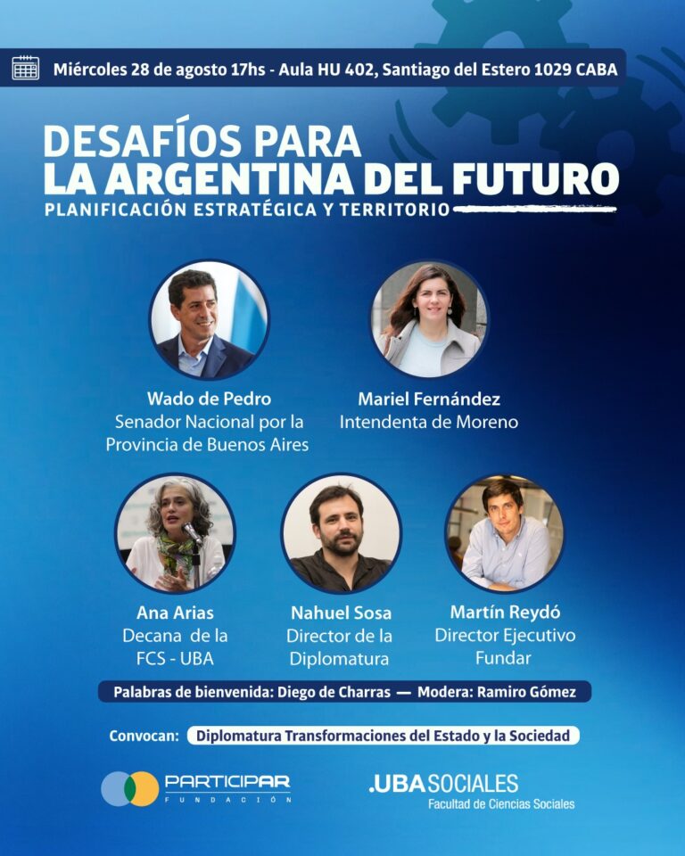 Portada. Charla Desafíos para la Argentina del Futuro