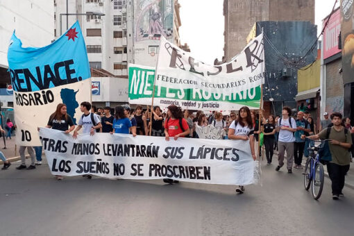 portada. Movilización por la Noche de los Lápices