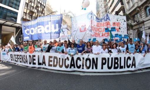 Portada. Paro y Movilización universitaria