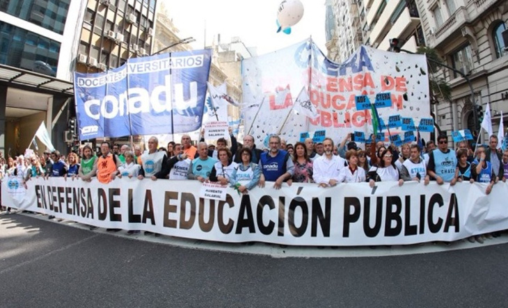 Portada. Paro y Movilización universitaria