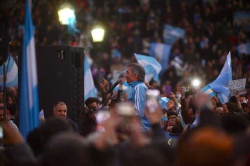 Portada. Máximo Kirchner en Parque Lezama