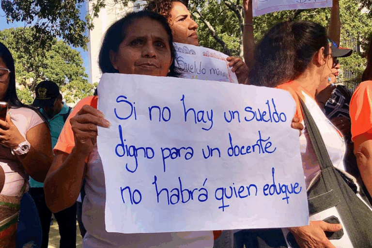 Docentes. Reclamos