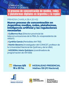 Portada. Charla debate PJ