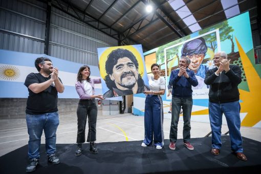 Portada. Inauguración del Polideportivo Diego Maradona