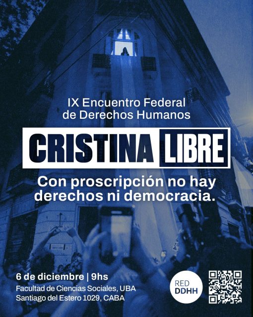 Portada. IX Encuentro de DDHH Cristina Libre