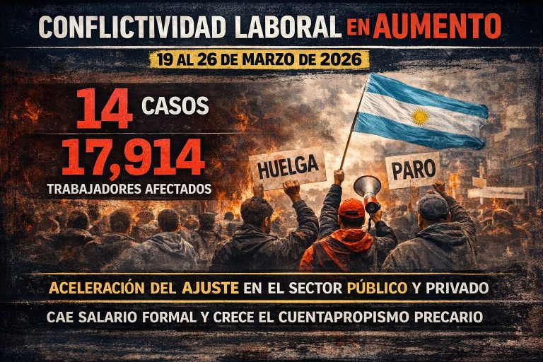 Portada. Conflictividad laboral