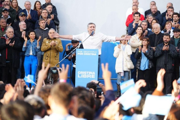 Portada. Máximo Kirchner en Parque Lezama