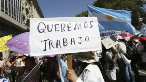 Portada. Desempleo Argentina