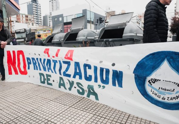 Portada. Privatización Aysa
