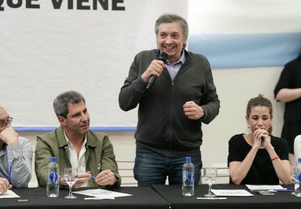 Portada. Máximo Kirchner en San Juan