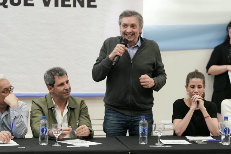 Portada. Máximo Kirchner en San Juan